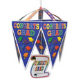 Congrats Grad Pennant Chandelier